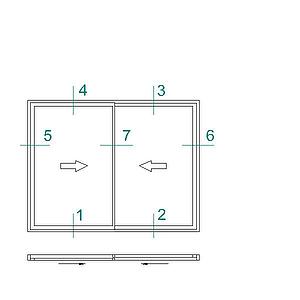 Sapa Sliding Door 2115
